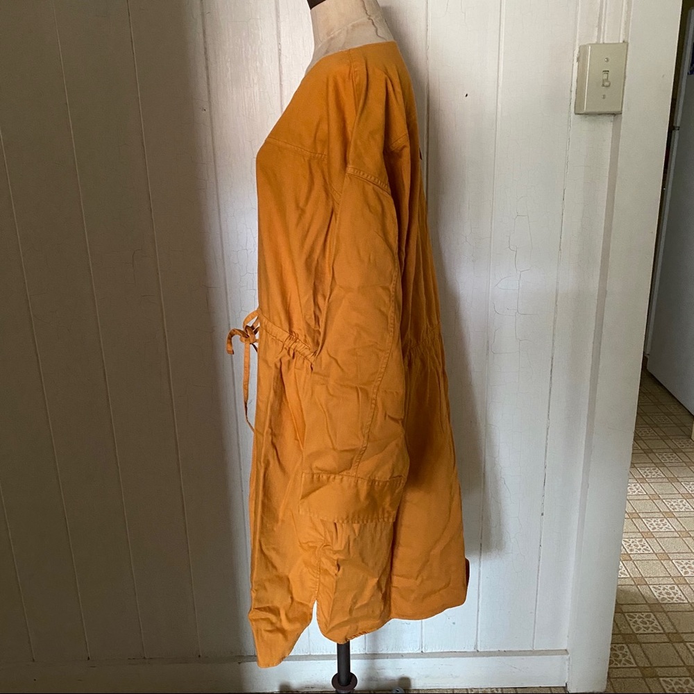 UNIQLO U sz L Denim Drawstring Dress new - Picture 3 of 8